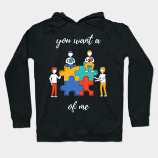 You want apiece of me funny saying Hoodie